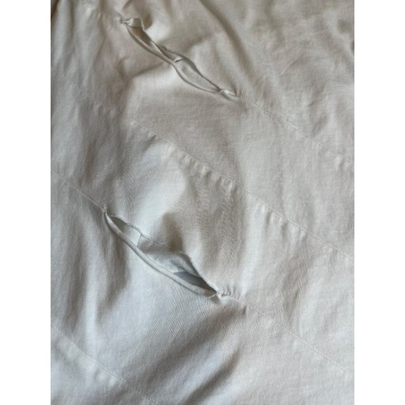 Each X Other Slashed Ripped Effect T-shirt White Women’s Size XS - Picture 8 of 10